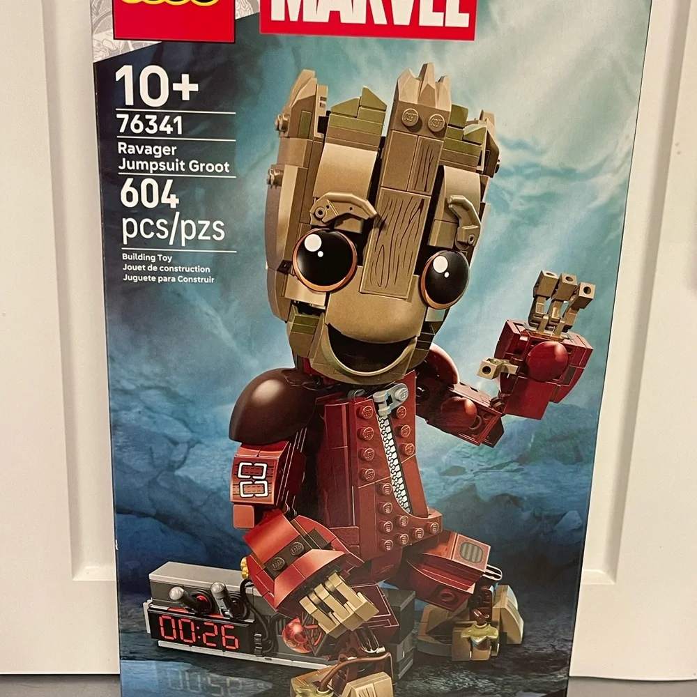 LEGO Marvel Ravager Groot Building Set - Red/Brown 76341 604Pcs 10+ NIB Sealed